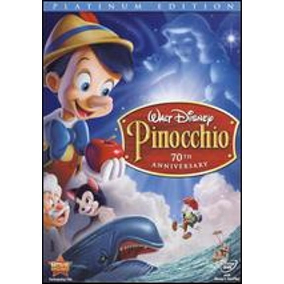 Pre-Owned Pinocchio [70th Anniversary] (DVD 0786936735321) directed by Ben Sharpsteen, Bill Roberts, Hamilton Luske, Jack Kinney, Norman Ferguson, T. Hee, Walt Disney, Wilfred Jackson