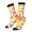 2 Black-1, variant on Snake Pattern Sport Socks for Women and Men Crew Socks Sporty Calf Socks Casual Socks