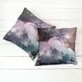 thumbnail image 6 of Ambesonne Space Throw Pillow Cover 2 Pack, Scenery Art, 20", Dried Rose Pale Pink, 6 of 7