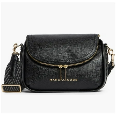 Marc Jacobs Black/Gold Hardware Women's Groove Mini Messenger Crossbody Bag