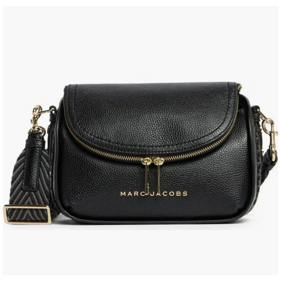 Marc Jacobs Black/Gold Hardware Women's Groove Mini Messenger Crossbody Bag