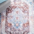 thumbnail image 6 of SAFAVIEH Classic Vintage Leandre Medallion Runner Rug, Rust/Blue, 2'3" x 8', 6 of 8