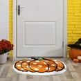 thumbnail image 4 of PALIFEUR Fall Door Mat, 24"x16" Dirt Trapping Door Mat Indoor Entrance, Pumpkin Maple Leaf Front Door Mat Outside Entrance, Non-Slip Washable Thanksgiving Welcome Mat, Halloween Fall Decor Doormat, 4 of 6
