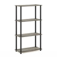 thumbnail image 1 of Estante expositor Furinno Turn-N-Tube de 4 niveles, roble francés, 1 of 7