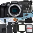 thumbnail image 1 of Canon EOS R10 Mirrorless Camera (Body) with 128GB Memory Card + Case + LED Flash + ZeeTech Accessory Bundle, 1 of 9