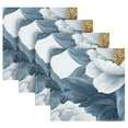 thumbnail image 5 of WOBOGO White Peony Cloth Napkins 1 Piece Soft Elegant Touch Durable Absorbent Quick Drying for Elegant Dining, 5 of 8