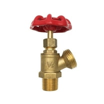 THEWORKS® Brass Threaded Boiler Drain Valve (With Stuffing Box), 3/4" MIP x 3/4" MHT