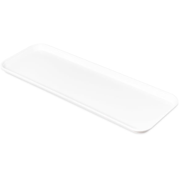 Carlisle FoodService Products 269FMT301 Food Service Display Tray, 9" x 26", White (Pack of 12)