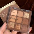 thumbnail image 1 of Paleta de sombra de ojos de 9 colores, paleta de sombra de ojos nacarada con purpurina, desnuda, de larga duración, coreana, encantadora paleta de maquillaje de ojos, cosméticos, 1 of 4