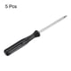 thumbnail image 3 of Uxcell 5pcs destornillador Torx T8H de 4" de longitud, cabeza de estrella de 6 puntos, destornillador de precisión con mango antideslizante, negro, 3 of 6