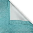 thumbnail image 4 of Ambesonne Aqua Damask Window Valance, Intensive Floral Motifs, 54" X 12", Deep Sky Blue Sky Blue, 4 of 5