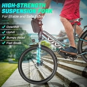 Vivi Electric Bike 26 City Commuter Electric Bike 48V 500W Step-Through Electric Bike 19.8MPH Electric Cruiser Bike Beach Bike with Cruise Control, UL2849 Certified