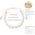 thumbnail image 2 of Handmade Sea Shell Necklace for Women Summer Adjustable Natural Shell Collar Necklace, 2 of 6