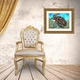 thumbnail image 3 of Allemand, Sue 18x14 Gold Ornate Wood Framed with Double Matting Museum Art Print Titled - Swimming Along, 3 of 4