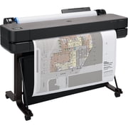HP DesignJet T630 Large Format 36-inch Plotter Printer with Auto Sheet Feeder, Media Bin & Stand (5HB11D)