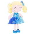 thumbnail image 5 of Gloveleya Doll Baby Dolls Soft Doll Baby Girl Gifts Curly Hair Hot Stamping Blue Star Dress Spring Girl 12inches, 5 of 5