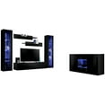 thumbnail image 2 of Fly SBII-A2 Wall Mounted Floating Modern Entertainment Center, 2 of 2