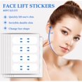 thumbnail image 1 of 40 unids/set de pegatinas faciales invisibles de cara fina que dan forma a los contornos cinta de Estiramiento facial para herramientas de cuidado de la piel, 1 of 2