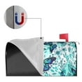 thumbnail image 4 of Bingfone Blue Floral With Butterflies Magnetic Mailbox Cover Standard Size For Garden Yard Outdoor Decorations-21x18 In, 4 of 7