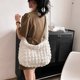 thumbnail image 3 of Bolso cruzado acolchado para mujer, bandolera plisada con burbujas y nube, grande, de diseñador, fruncido, 2023, 3 of 4