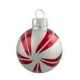 thumbnail image 6 of Northlight Swirl 2-Finish Christmas Glass Ball Ornaments - 1.75" (45mm) - Red and Silver - 12ct, 6 of 7