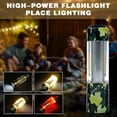 thumbnail image 4 of Rechargeable 1000-Lumen Outdoor Flashlight - Long Battery Life, Long-Range Beam for Camping/Hiking/Outdoor Activities, Durable Water-Resistant Emergency Torch, 6*1.4in, E, 4 of 7
