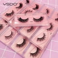 thumbnail image 2 of YSDO 1 par 3D Mink Lashes Cruelty free Pestañas Maquillaje maquillaje Pestañas postizas Fluffy Fake Lashes Thick Faux Cils Maquiagem Tan Jianjun unisex, 2 of 2