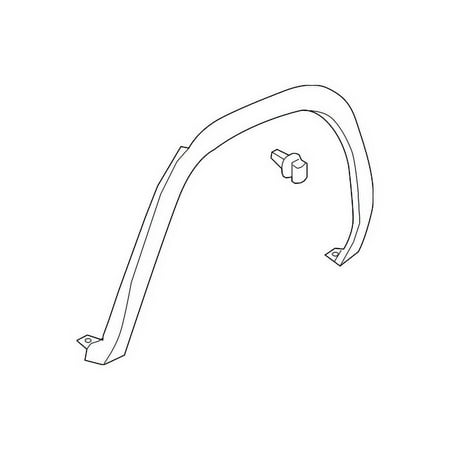 Genuine OE Volkswagen Wheel Opening Molding - 3CN-853-817-C-9B9