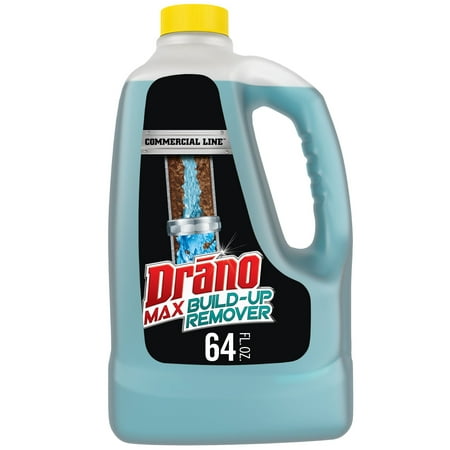 Drano Max Build-Up Remover, Commercial Line, 64 fl