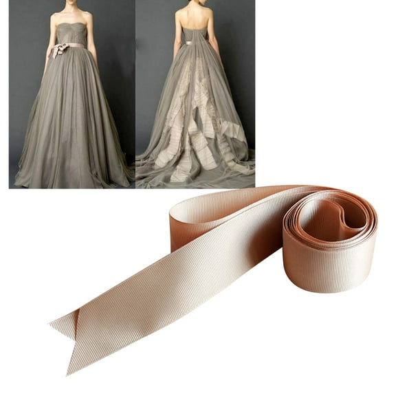 1pc Simple Bridal Belt Waist decorations Stylish Bridal Dress Belt DIY Bow Waist Belt Elegant Bridesmaid Girdle for Women Wearing Brown