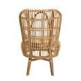 thumbnail image 5 of bali & pari Nagoya Modern Bohemian Natural Rattan Tall Lounge Chair, 5 of 10