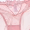 thumbnail image 5 of Women's Sexy See-Through Lace Mesh Sheer Smooth Bra and Panty Underwear Set, 5 of 5
