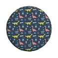 thumbnail image 3 of Rv Spare Tire Cover 15 inch - cute little Dinosaur Tire Covers for Trailers, Adjustable Camper Spare Tire Cover, 3 of 7