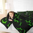 thumbnail image 4 of Feelyou Teens Honeycomb Geometric Bedding Comforter Set, Chic Abstract Twin Comforter Sets, Modern Fashion Reversible Bedding Set, Super Cozy Room Decor, 2 Pieces, 4 of 8