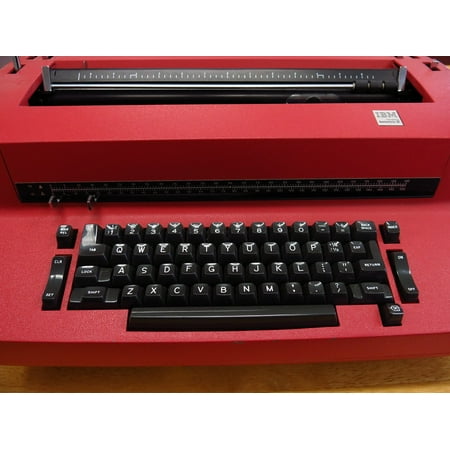 Canvas Print Paper Typewriter Retro Keyboard Business Electric Stretched Canvas 10 x 14