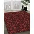 thumbnail image 3 of Ahgly Company Machine Washable Indoor Round Transitional Chocolate Brown Area Rugs, 6' Round, 3 of 7