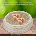 thumbnail image 3 of OUNONA Hand Woven Straw Bird Nest for Comfortable Hatching and Living Space Light Brown 40cm, 3 of 8