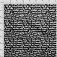 thumbnail image 4 of oneOone Cotton Flex Black Fabric Text Sewing Material Print Fabric By The Yard 40 Inch Wide-Z1, 4 of 6