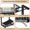 thumbnail image 3 of GILLAS Organizador Bajo del Fregadero con Deslizamiento Ajustables, Estante Organizador de Fregadero Cocina y Ba&ntilde;o Extra&iacute;ble para Gabinete 2 Niveles, Caj&oacute;n Deslizante, 3 of 7