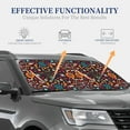 thumbnail image 4 of Disketp 2 Piece Colorful Mexican2 Pattern Windshield Sunshades,Folding Windshield Sun Shade For Car Suv Trucks Sedan,Blocks Uv Rays Sun Visor Protector-Medium, 4 of 7