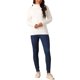 thumbnail image 2 of Suéter casual de manga larga de cuello alto INSPIRE CHIC para mujer, suéter grueso y cálido, top S color albaricoque, 2 of 5