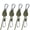 Army Green, variant on Keovoker 13 ft Retractable Ratchet Straps 4-pack, 75 lbs Heavy Duty Tie-Downs with Carabiner Hooks, Army Green