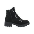 thumbnail image 3 of WHITE MOUNTAIN Womens Black 1 Platform Lace Up Buckled Straps Chunky Sole Cushioned Daytime Round Toe Block Heel Zip-Up Booties 11 M, 3 of 3