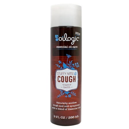 Oilogic Stuffy Nose & Cough Essential Oil Vapor Bath - (Best Remedy For Stuffy Nose)