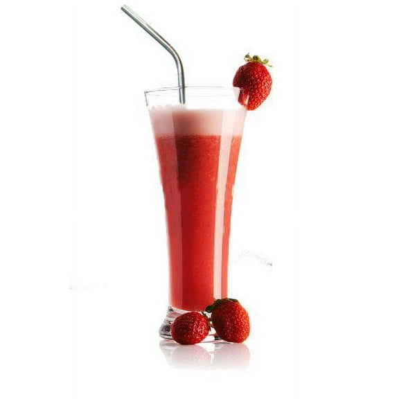 4  Stainless Steel Drinking Straws   Cleaner Brush - Drink Eco Friendly! Fun, Handy, Modern house wares straw