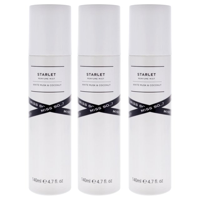 Perfume Mist ¿Así que...? Starlet para mujer, 140 ml, paquete de 3