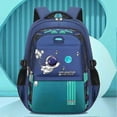 thumbnail image 3 of Astronaut Kids School Backpack Lightweight Waterproof Cartoon Primary Backpack for Students, 3 of 5