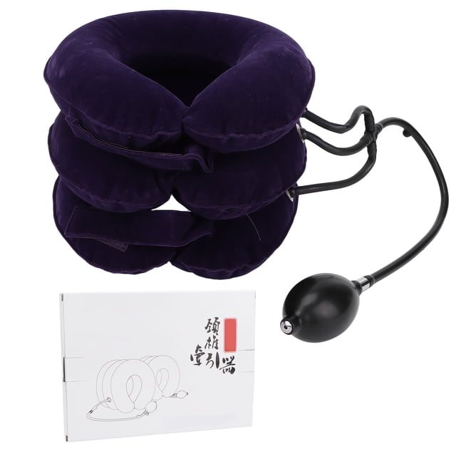 Étireur de Cou, Violet Traction Cervicale Matériaux de Qualité