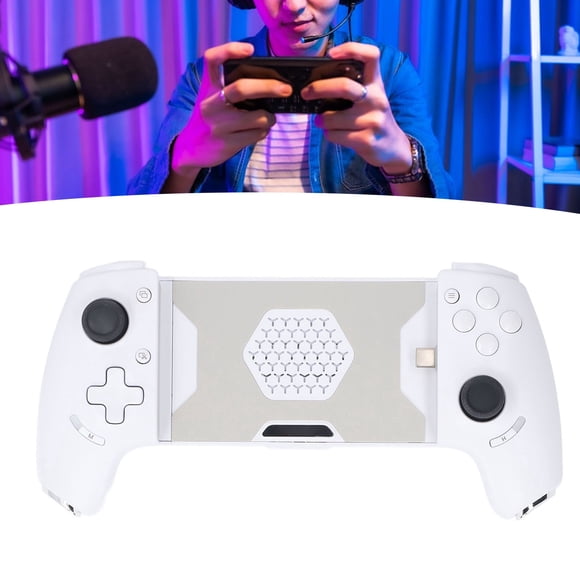 Manette de Jeu Mobile, USB C Filaire Flexible D Pad Manette Mobile Support Turbo Auto Feu pour Téléphones