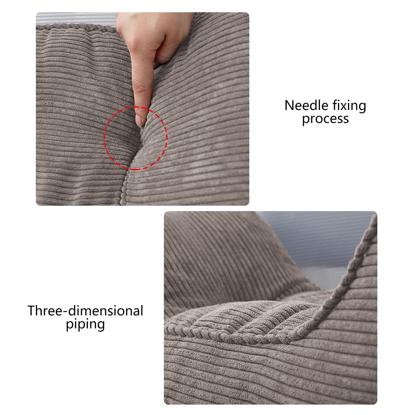 Danhjin Flock Cotton Cushion Corduroy Cushion Cushion Nap Cushion